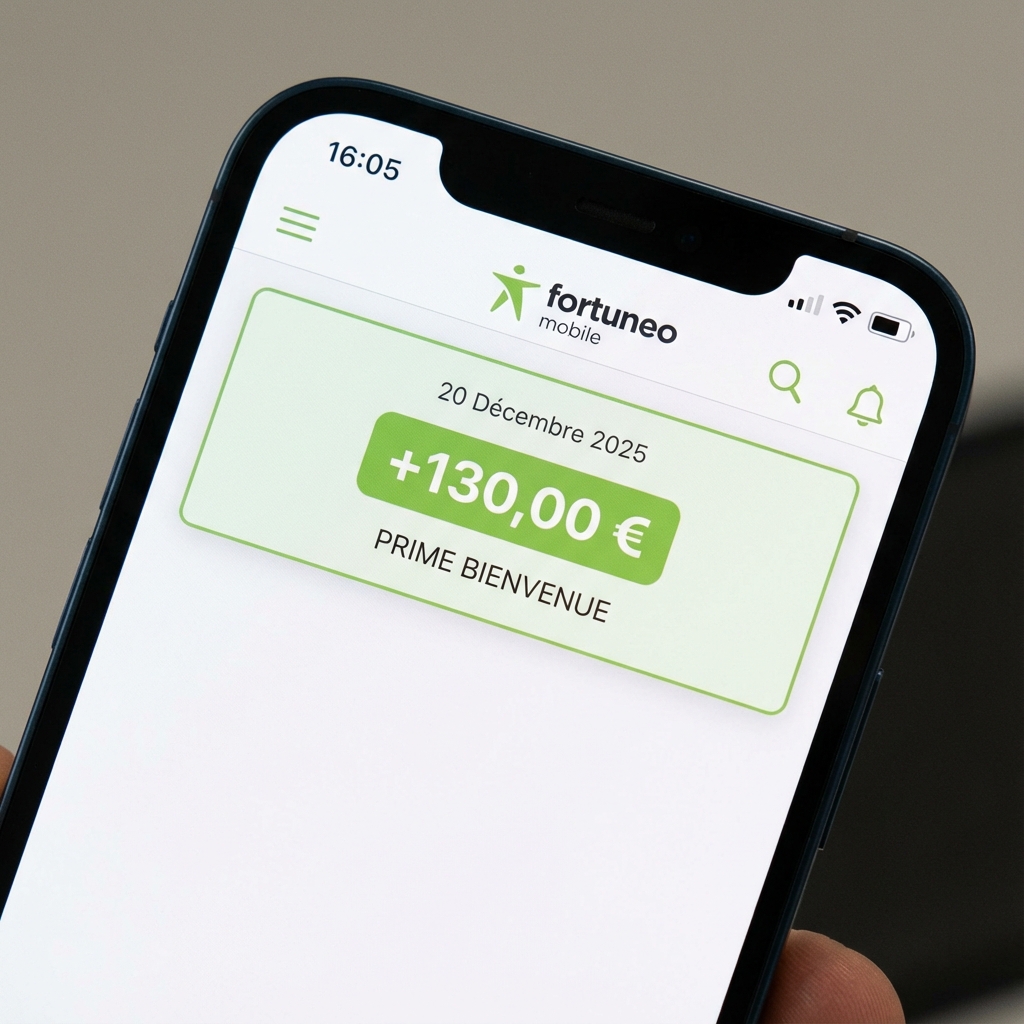 Preuve versement prime Fortuneo